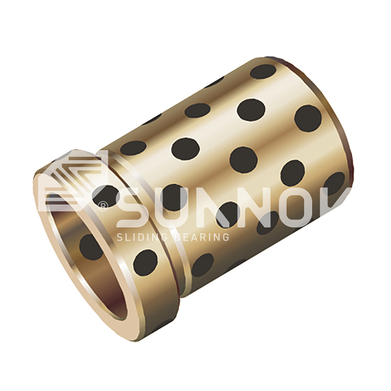 JGBF Brass Oilless Ejector Flanged Guide Bearings Bushings